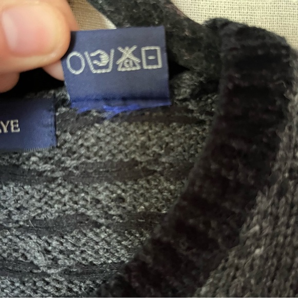 Vintage Eagle’s Eye Scottie Dog Heart Argyle Knit Cardigan Sweater - Medium - Picture 9 of 9